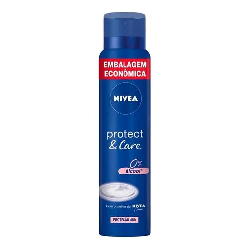 Desodorante Antitranspirante Aerossol Nívea Protect&Care 200ml Desodorante Antitranspirante Aerossol Nívea Protect&Care 200ml