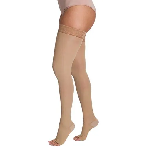 Meia Coxa Venosan 6000 - Média Compressão - Aberta - Bege - M Meia Coxa Venosan 6000 - Média Compressão - Aberta - Bege - M